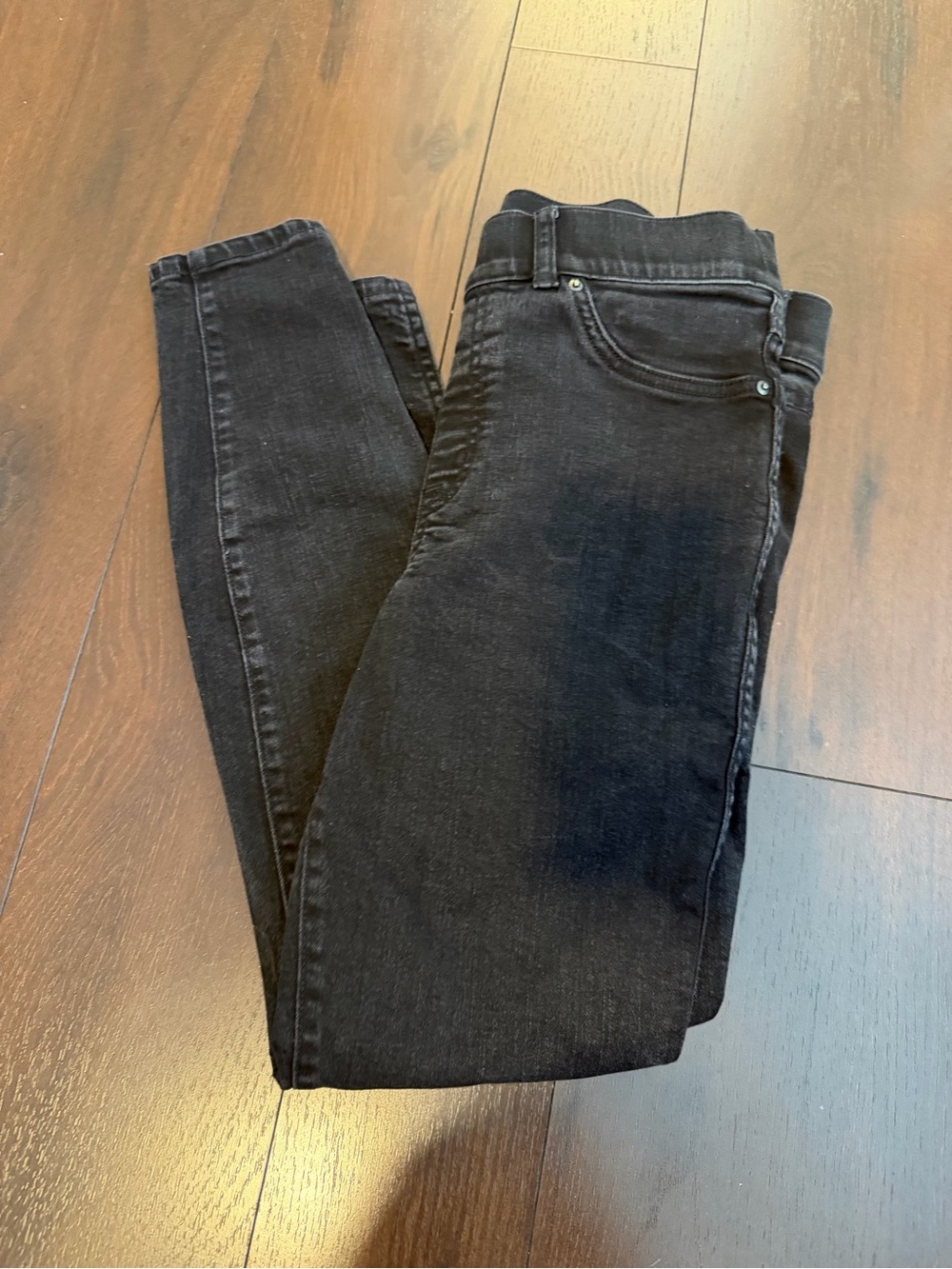 SPANX ankle medium skinny jeans washed black leggings jeggings women denim